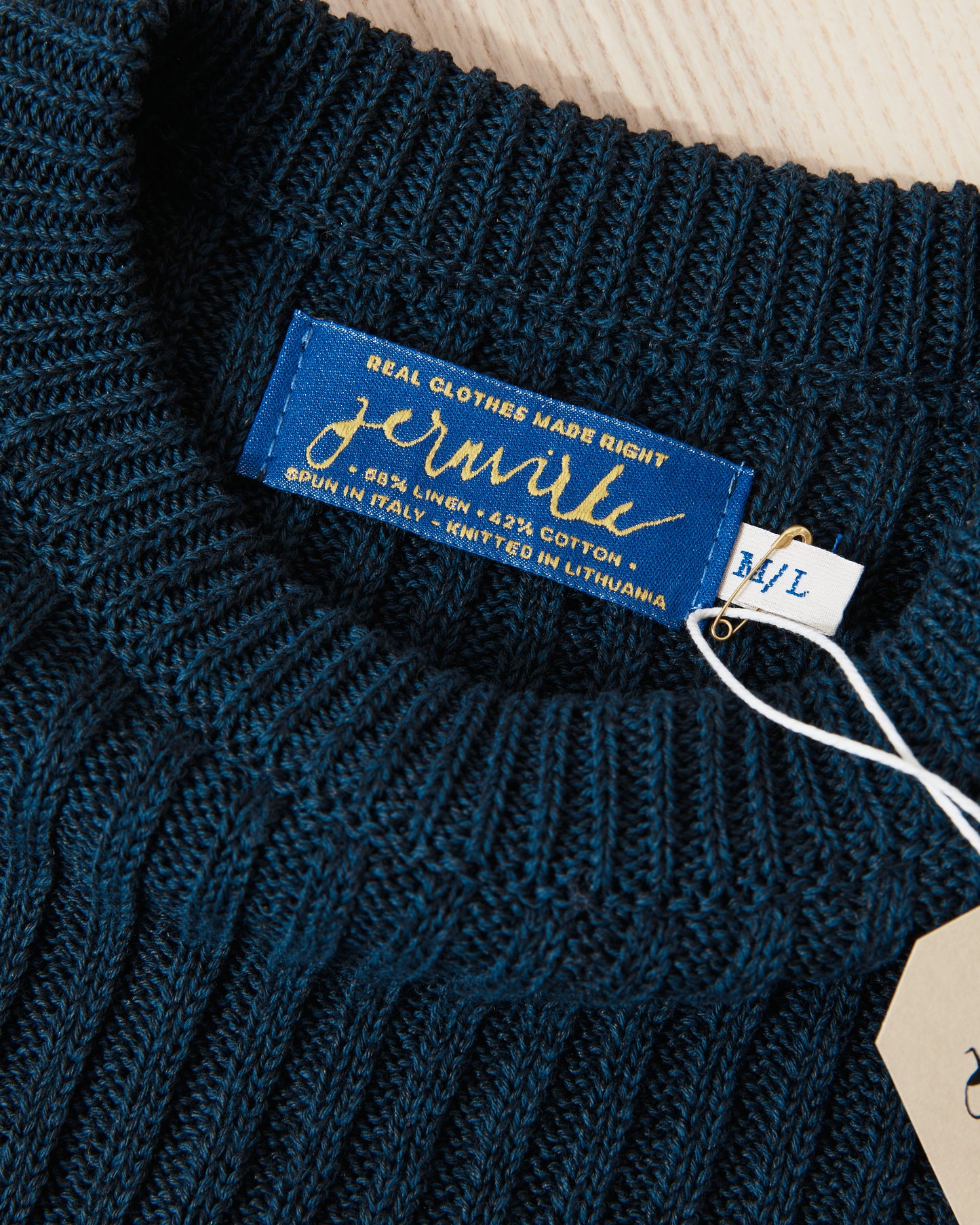 Jernvirke Ramble Linen / Cotton Knit Navy