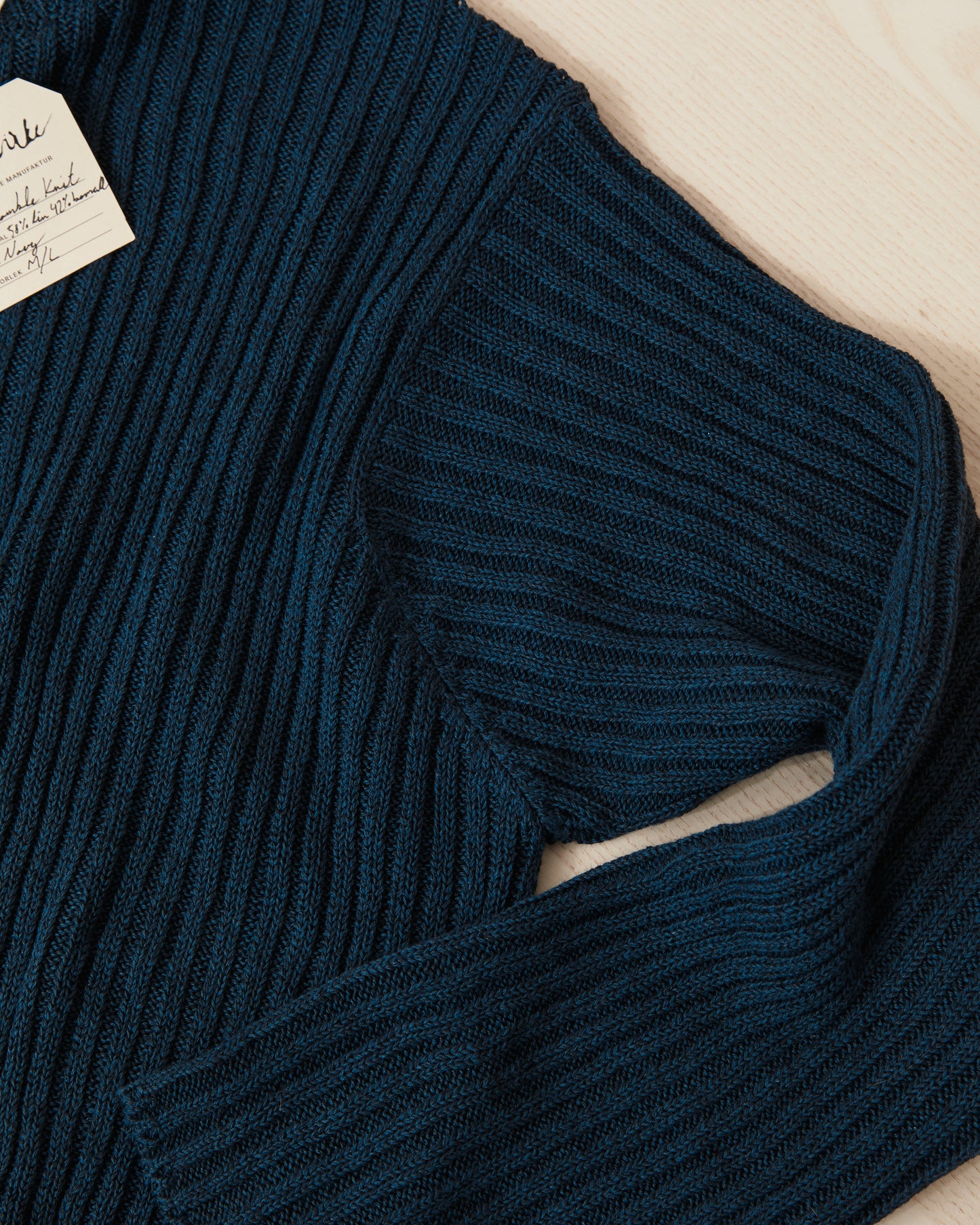Jernvirke Ramble Linen / Cotton Knit Navy