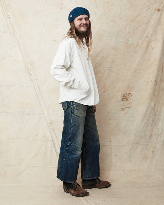 Tender Type 439 Stole Pocket Butterfly Shirt Rinsed