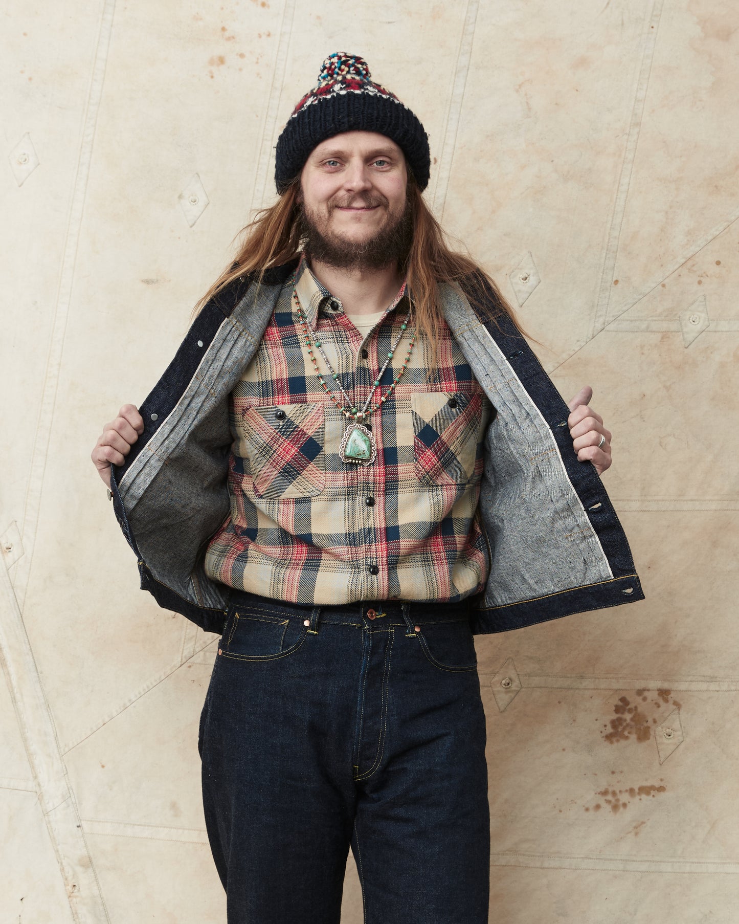 Sugar Cane & Co. SC11936 / 13oz Type 1 Denim Blouse 1936 Model