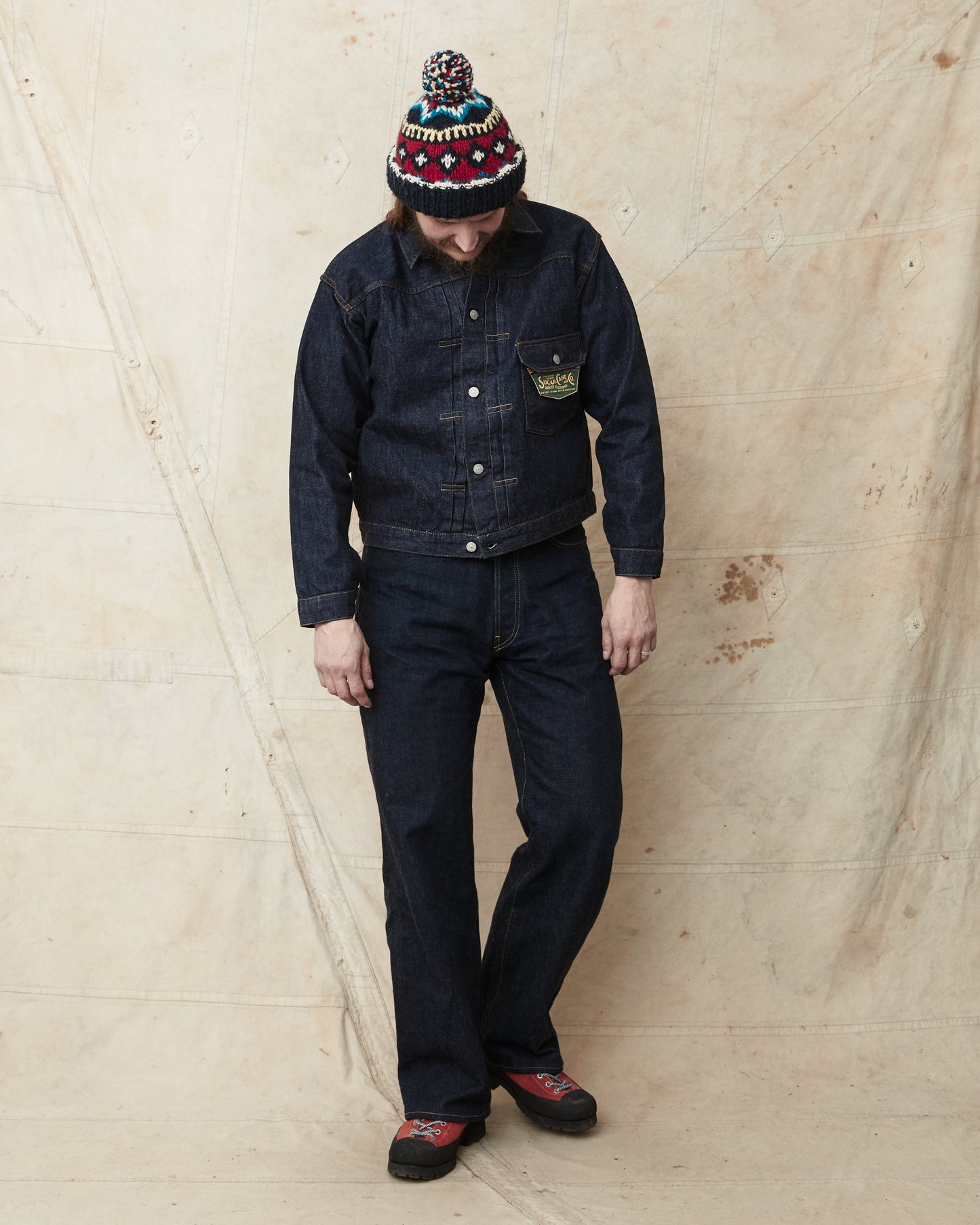 Sugar Cane & Co. SC11936 / 13oz Type 1 Denim Blouse 1936 Model