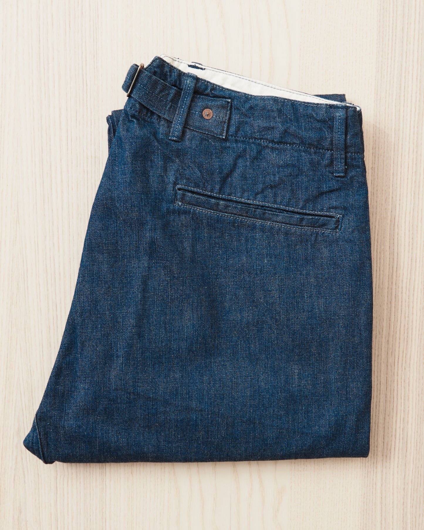 Second Hand Indigofera Heyes 40's Navy Denim Pants W32/L32