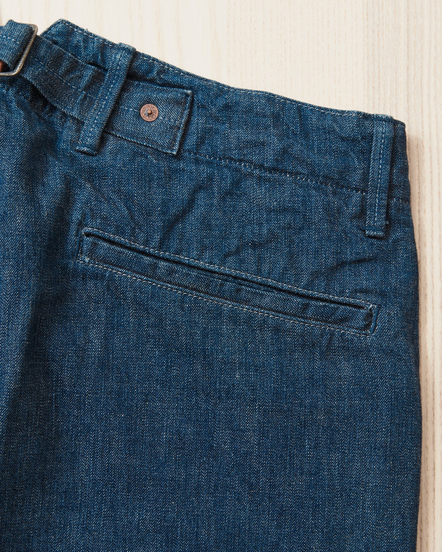 Second Hand Indigofera Heyes 40's Navy Denim Pants W32/L32