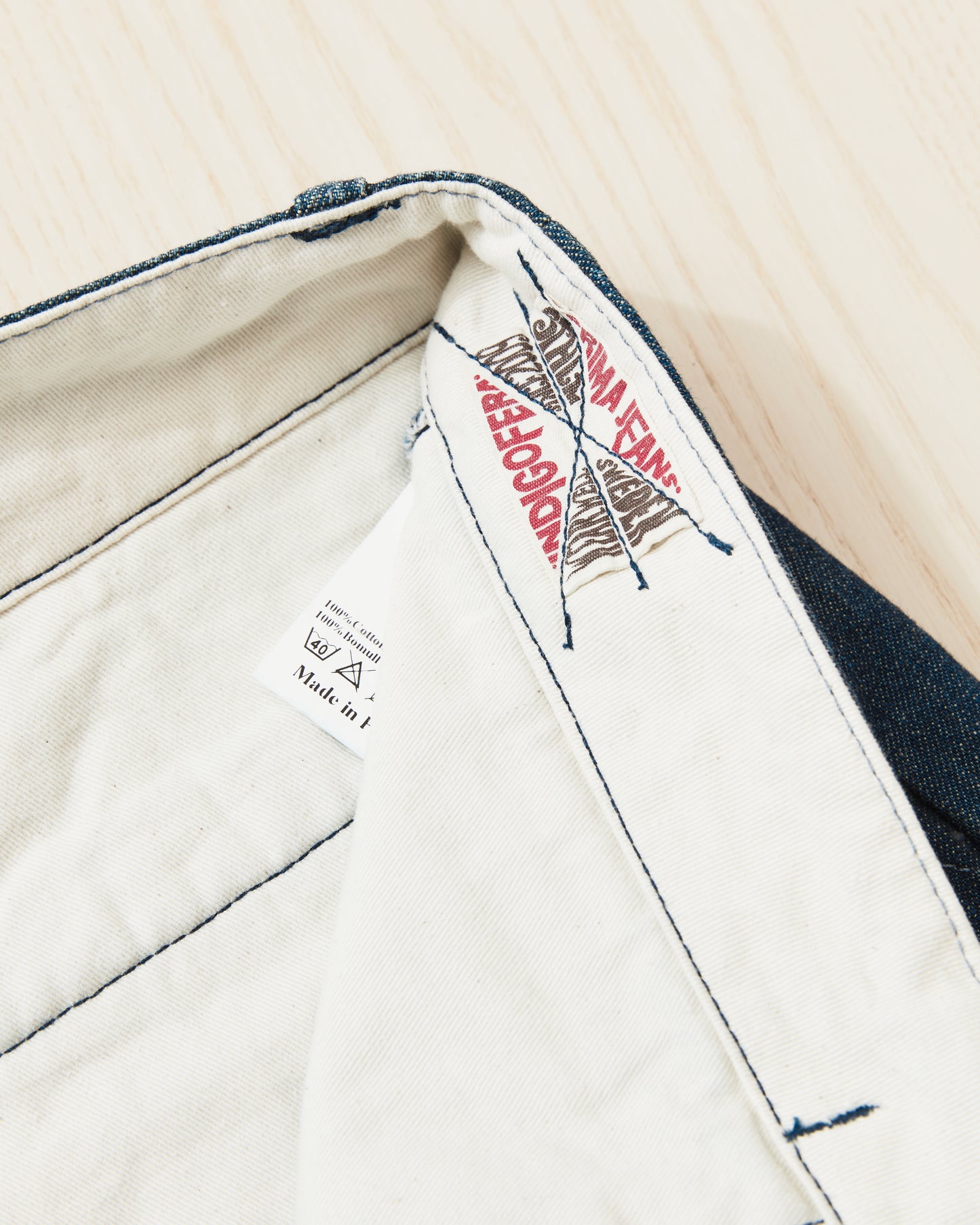 Second Hand Indigofera Heyes 40's Navy Denim Pants W32/L32