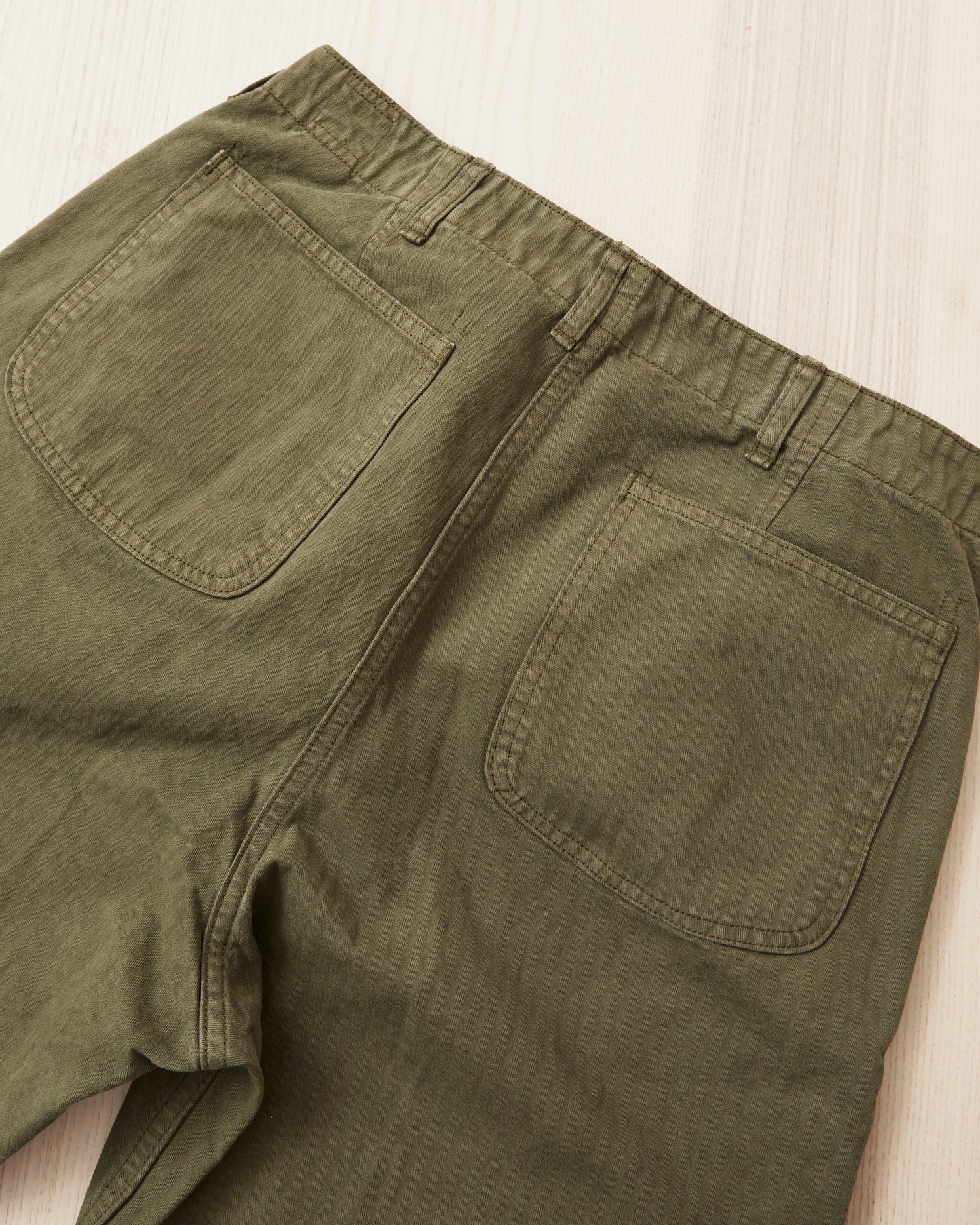 OrSlow 5210 USMC Herringbone Trouser Wide Fit Dark Olive