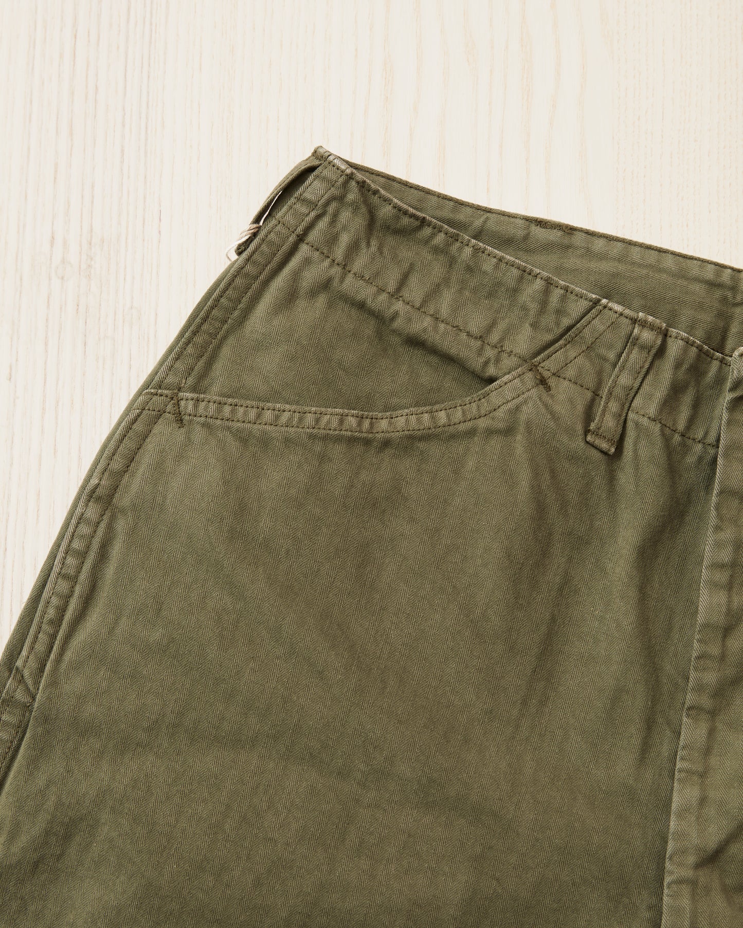 OrSlow 5210 USMC Herringbone Trouser Wide Fit Dark Olive