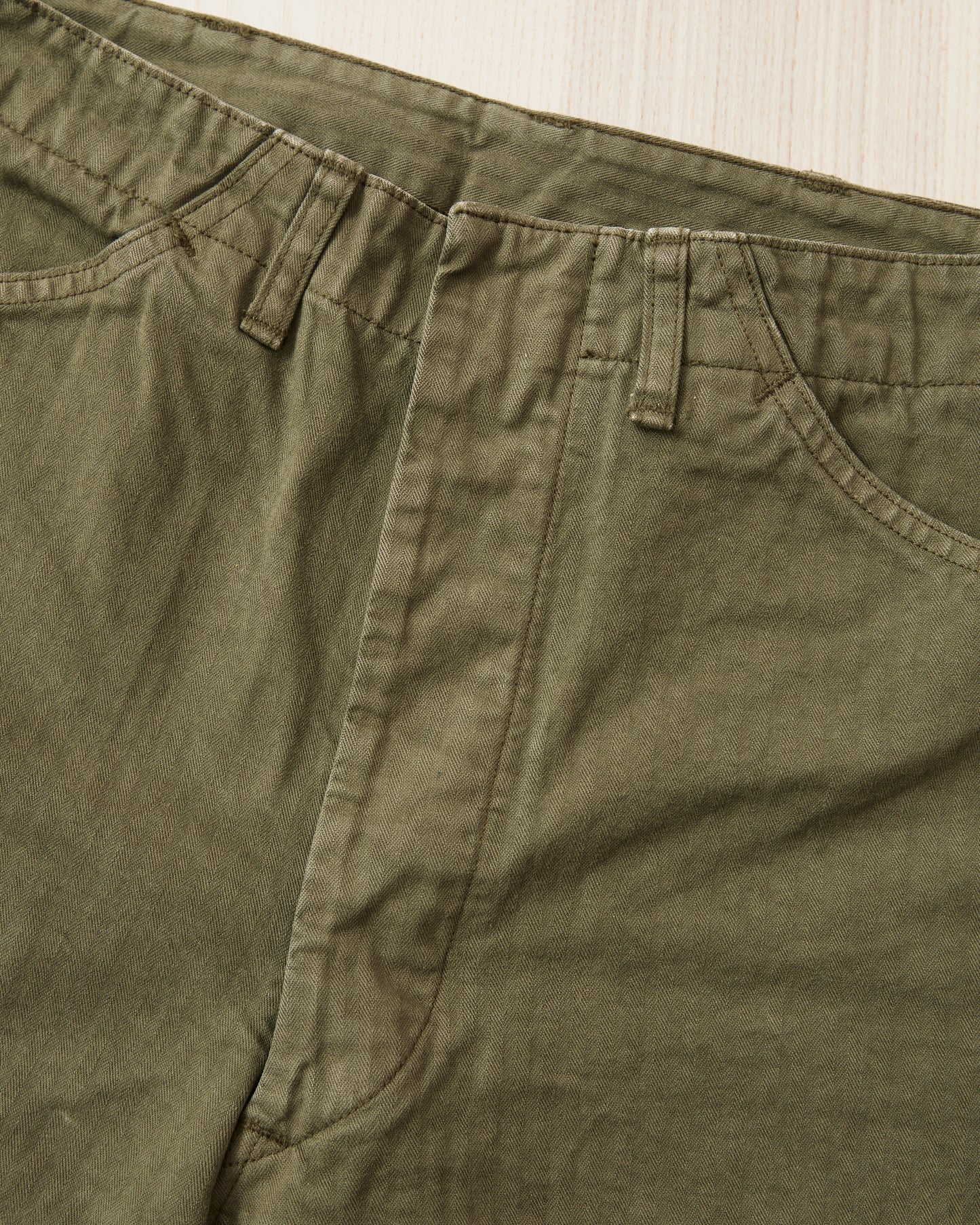 OrSlow 5210 USMC Herringbone Trouser Wide Fit Dark Olive