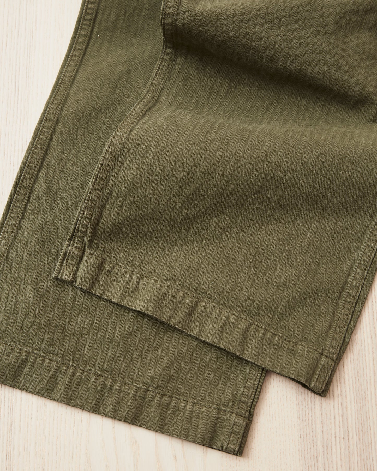 OrSlow 5210 USMC Herringbone Trouser Wide Fit Dark Olive