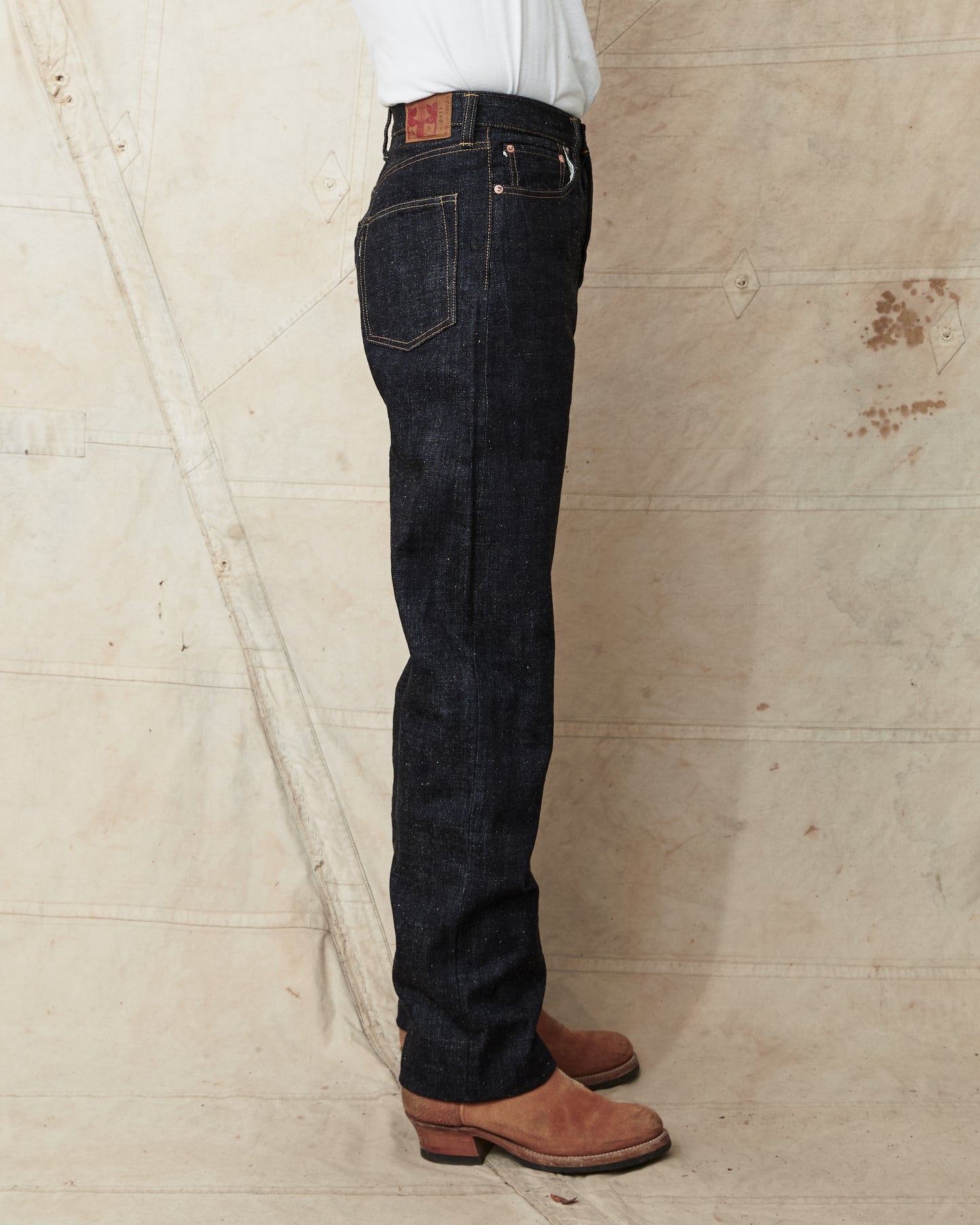 Omoto Denim 0811 15,5oz Slub-nep Denim Loose Fit Jeans