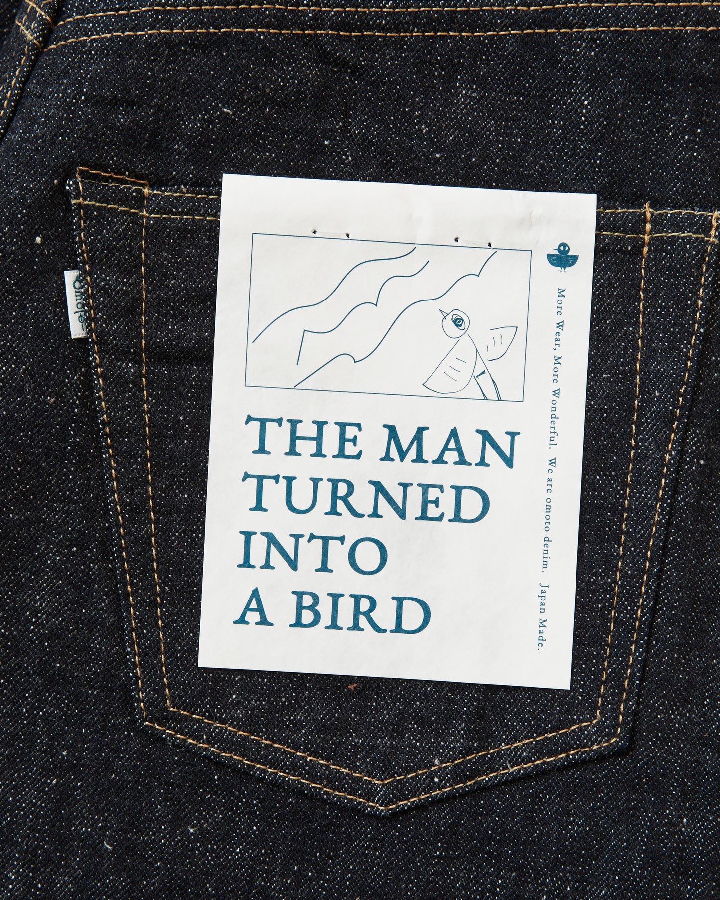 Omoto Denim 0811 15,5oz Slub-nep Denim Loose Fit Jeans