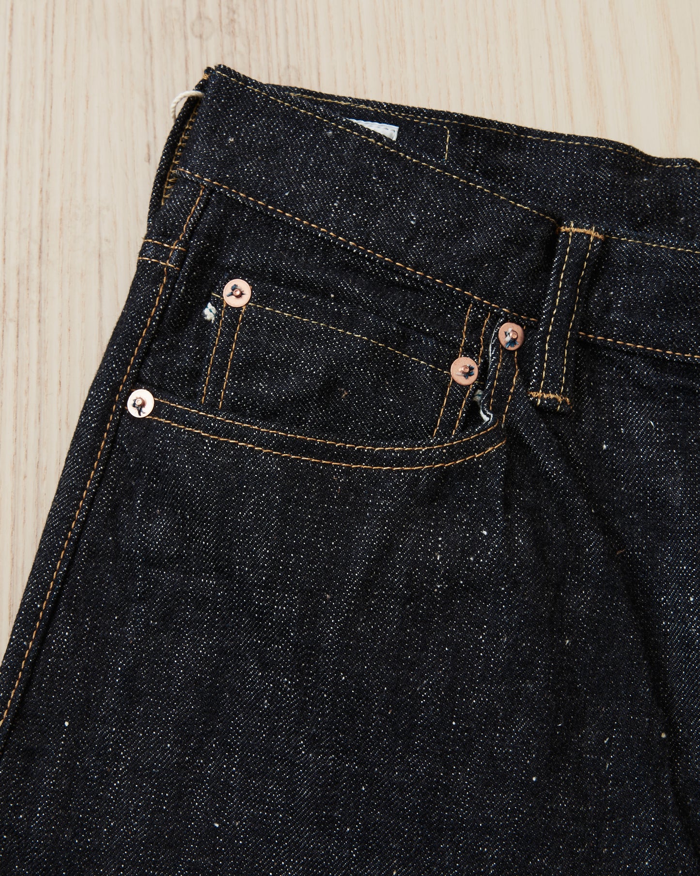 Omoto Denim 0811 15,5oz Slub-nep Denim Loose Fit Jeans