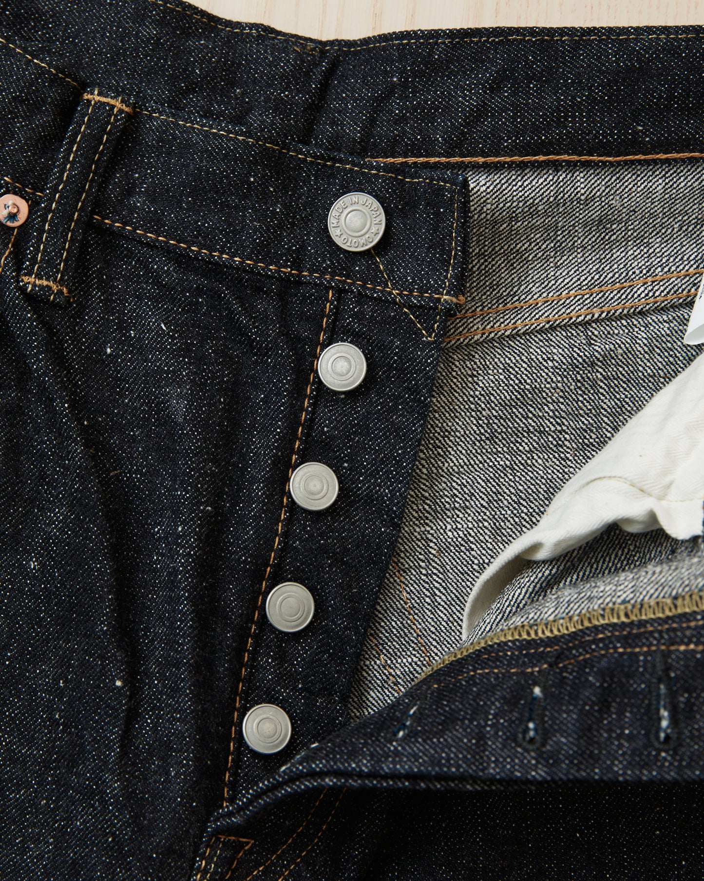 Omoto Denim 0811 15,5oz Slub-nep Denim Loose Fit Jeans