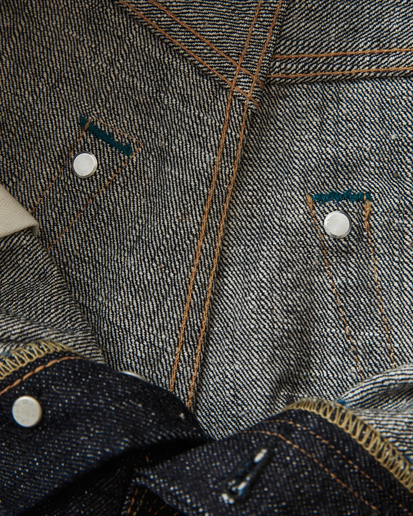 Omoto Denim 0811 15,5oz Slub-nep Denim Loose Fit Jeans