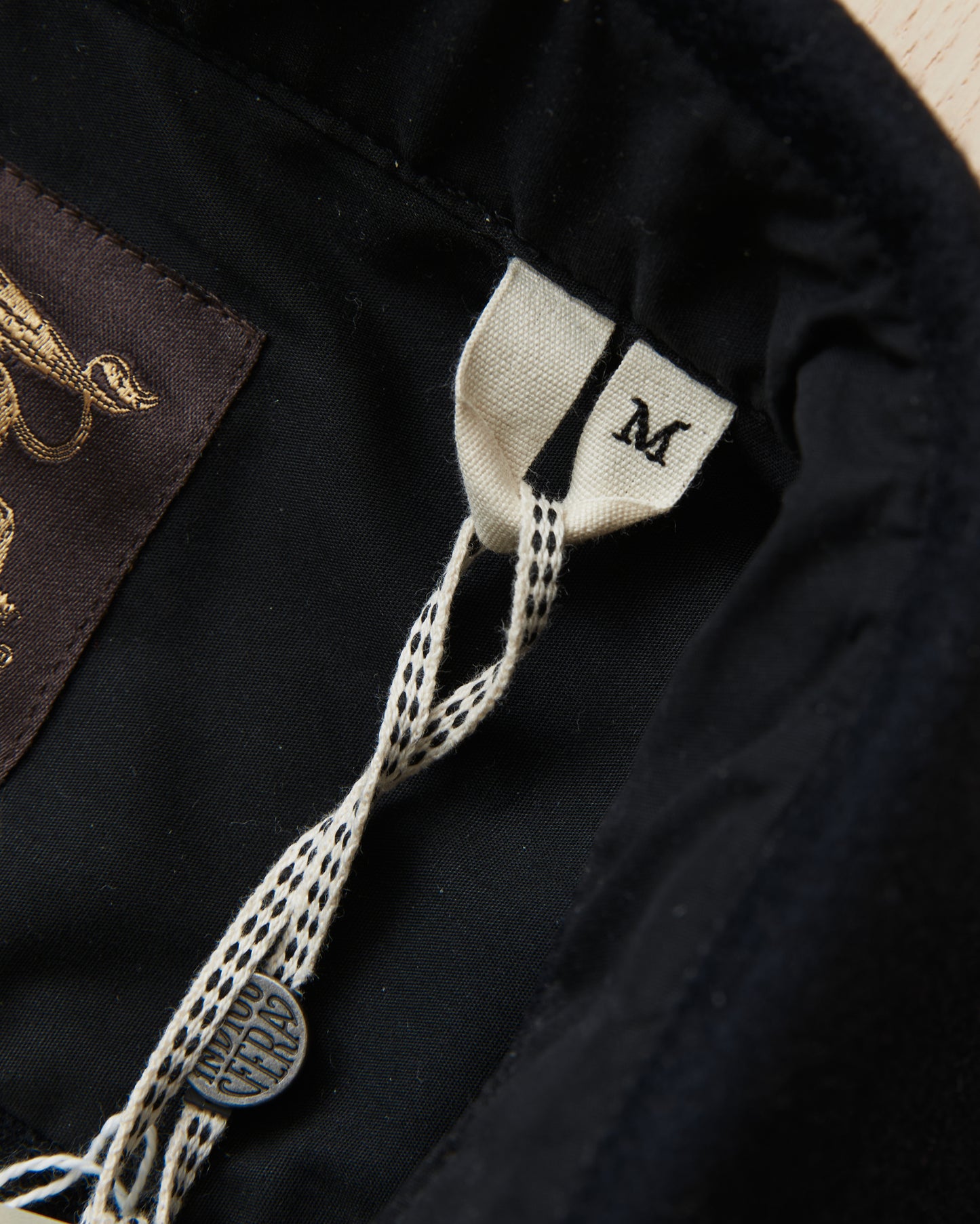 Indigofera Iconic Wool Shirt Dark Navy