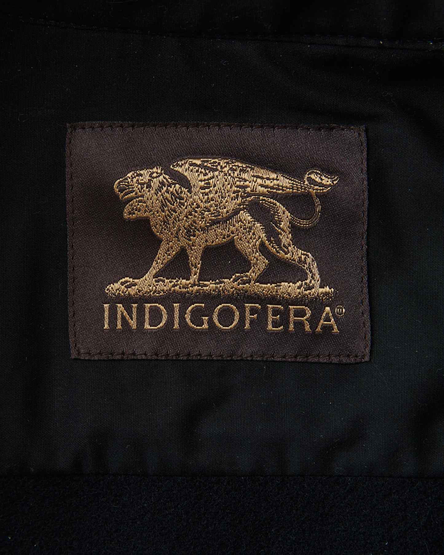Indigofera Iconic Wool Shirt Dark Navy