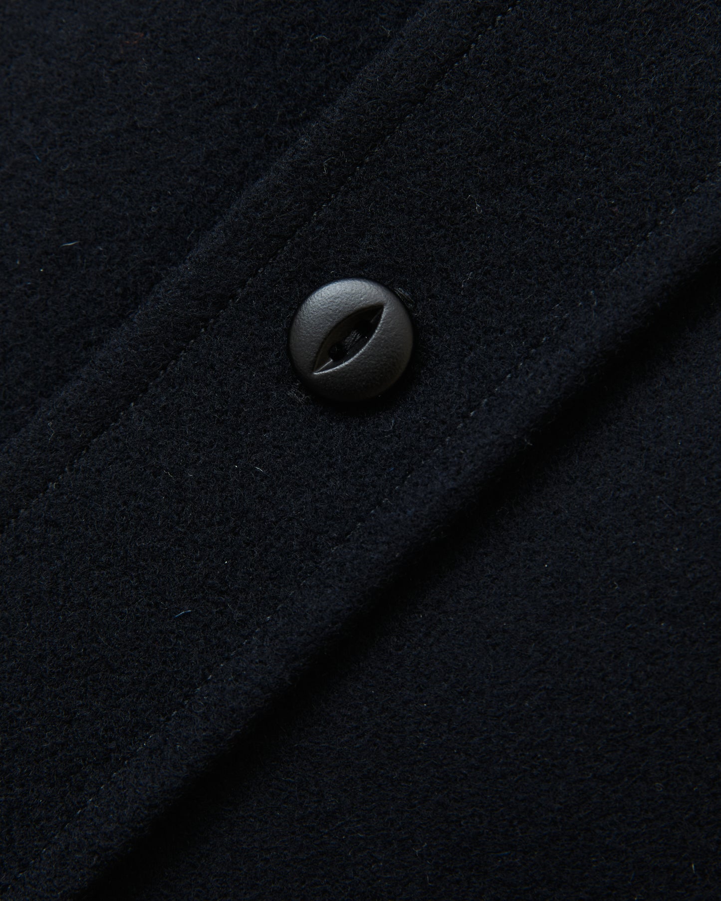 Indigofera Iconic Wool Shirt Dark Navy