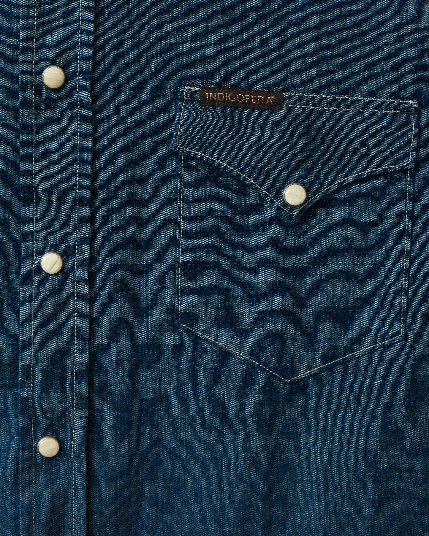 Indigofera Sideras Indigo Chambray Shirt