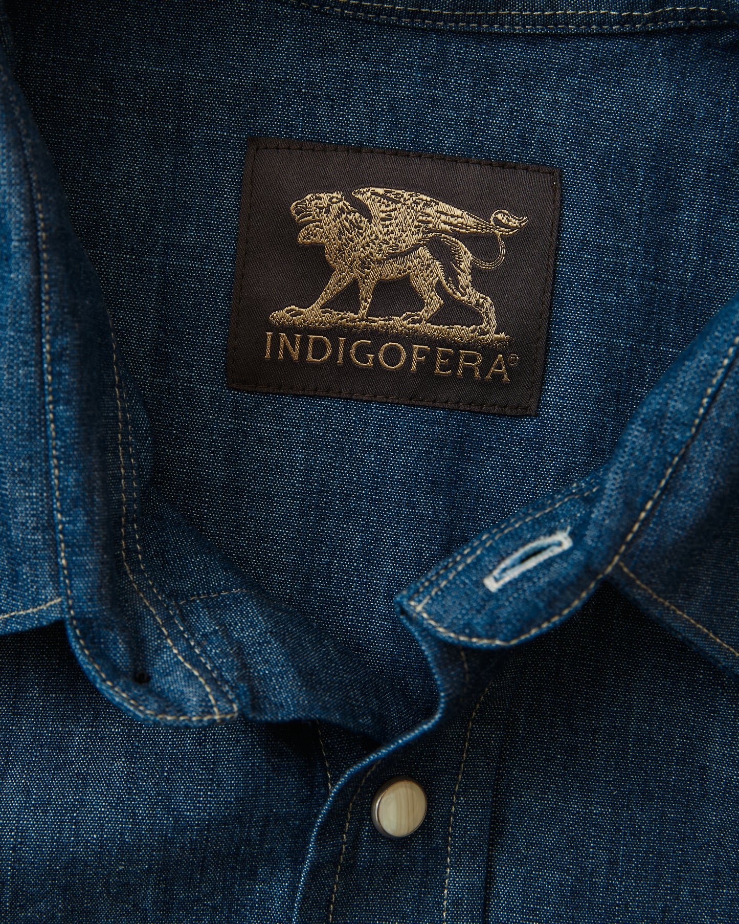 Indigofera Sideras Indigo Chambray Shirt