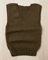 Vintage WWII Era Red Cross Wool Knit Sweater Vest