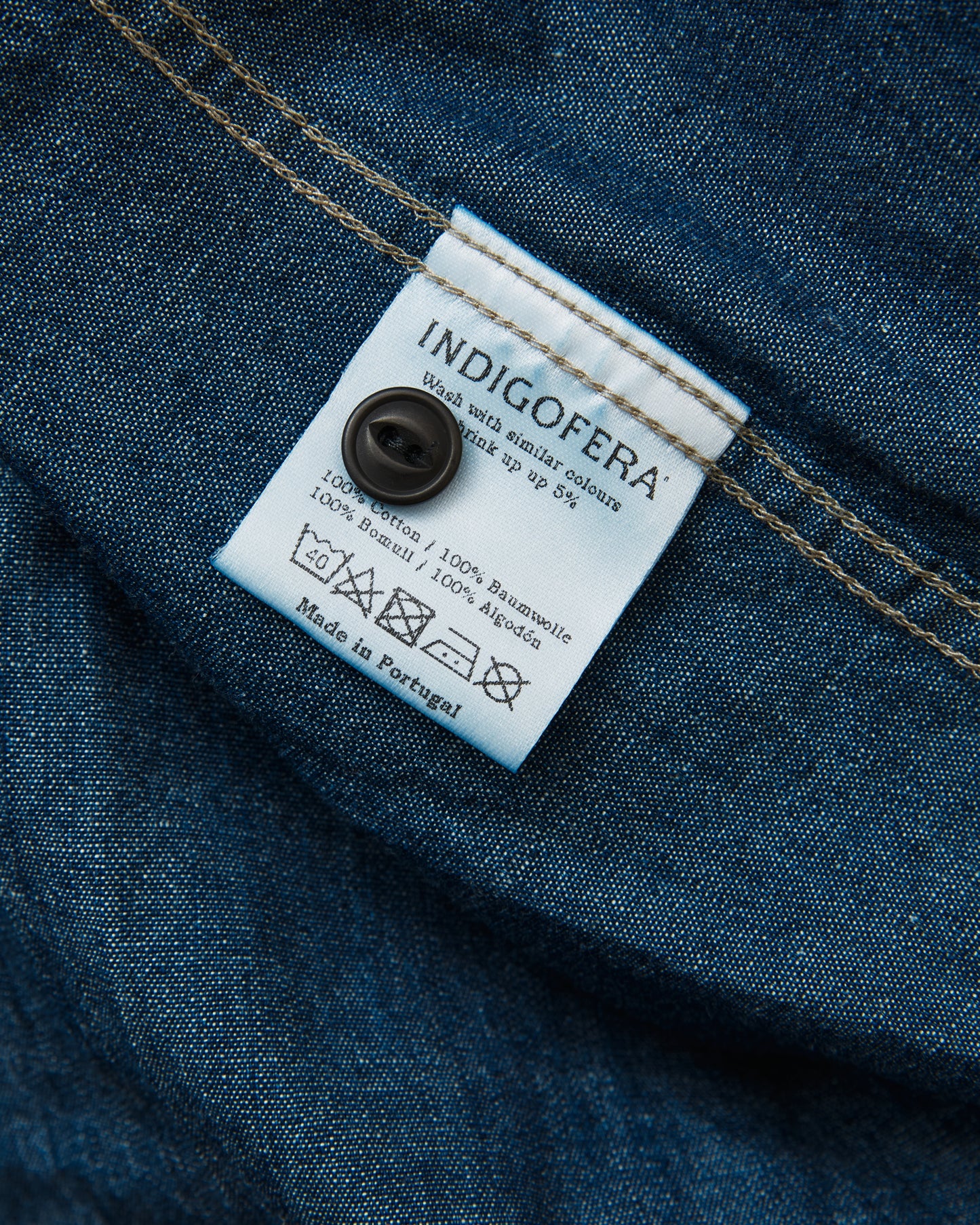 Indigofera Sideras Indigo Chambray Shirt