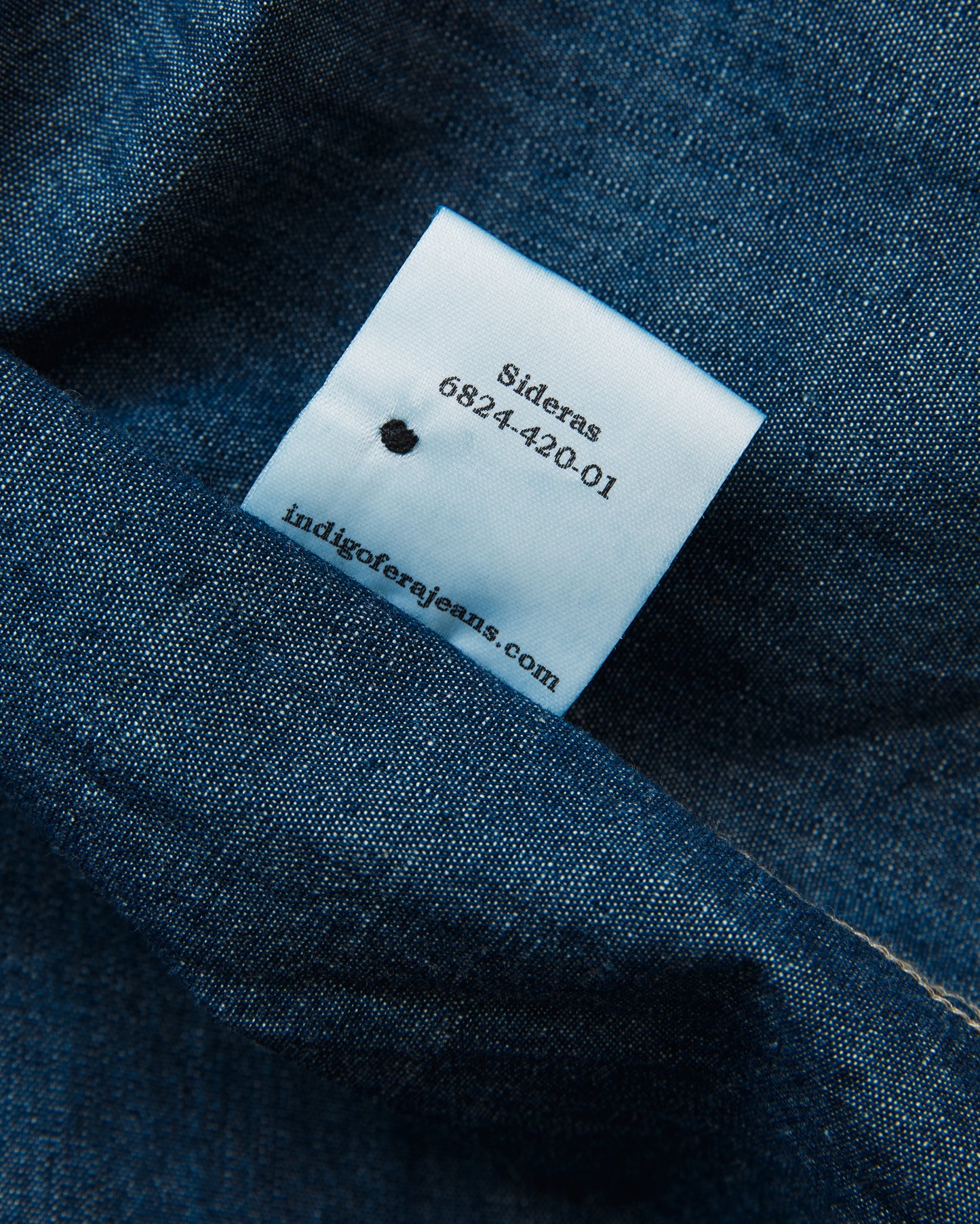 Indigofera Sideras Indigo Chambray Shirt