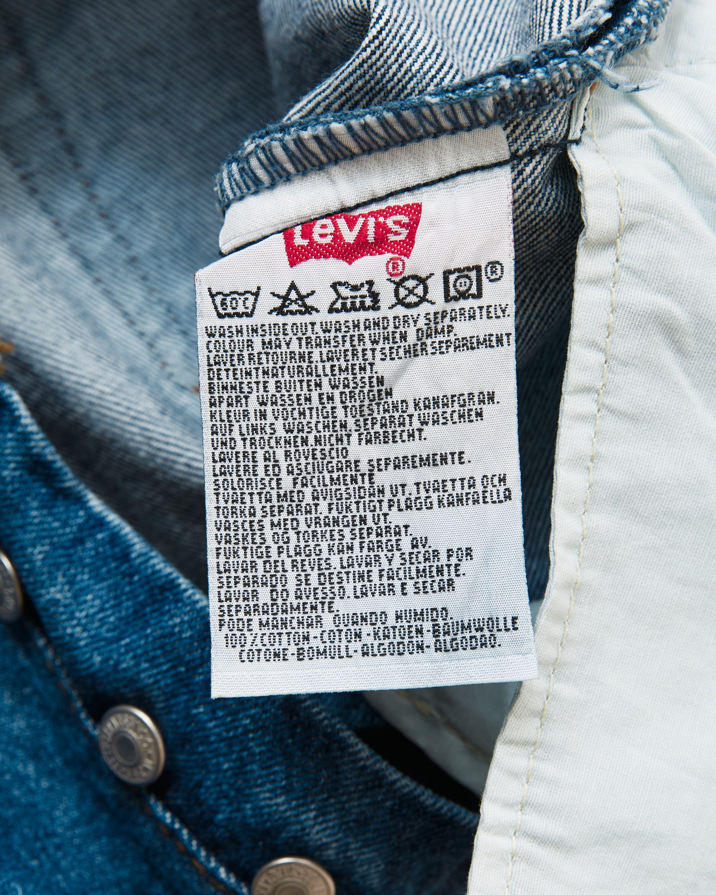 Vintage No. 55 90's Made in USA Dead Stock Levi's 501 Jeans W 28 / L 32