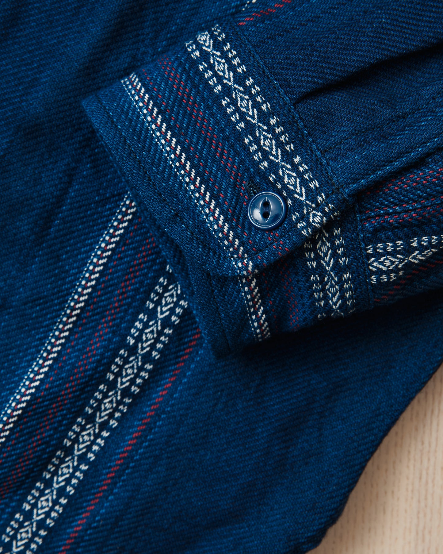 Sugar Cane & Co. SC29579 Indigo Dobby Work Shirt