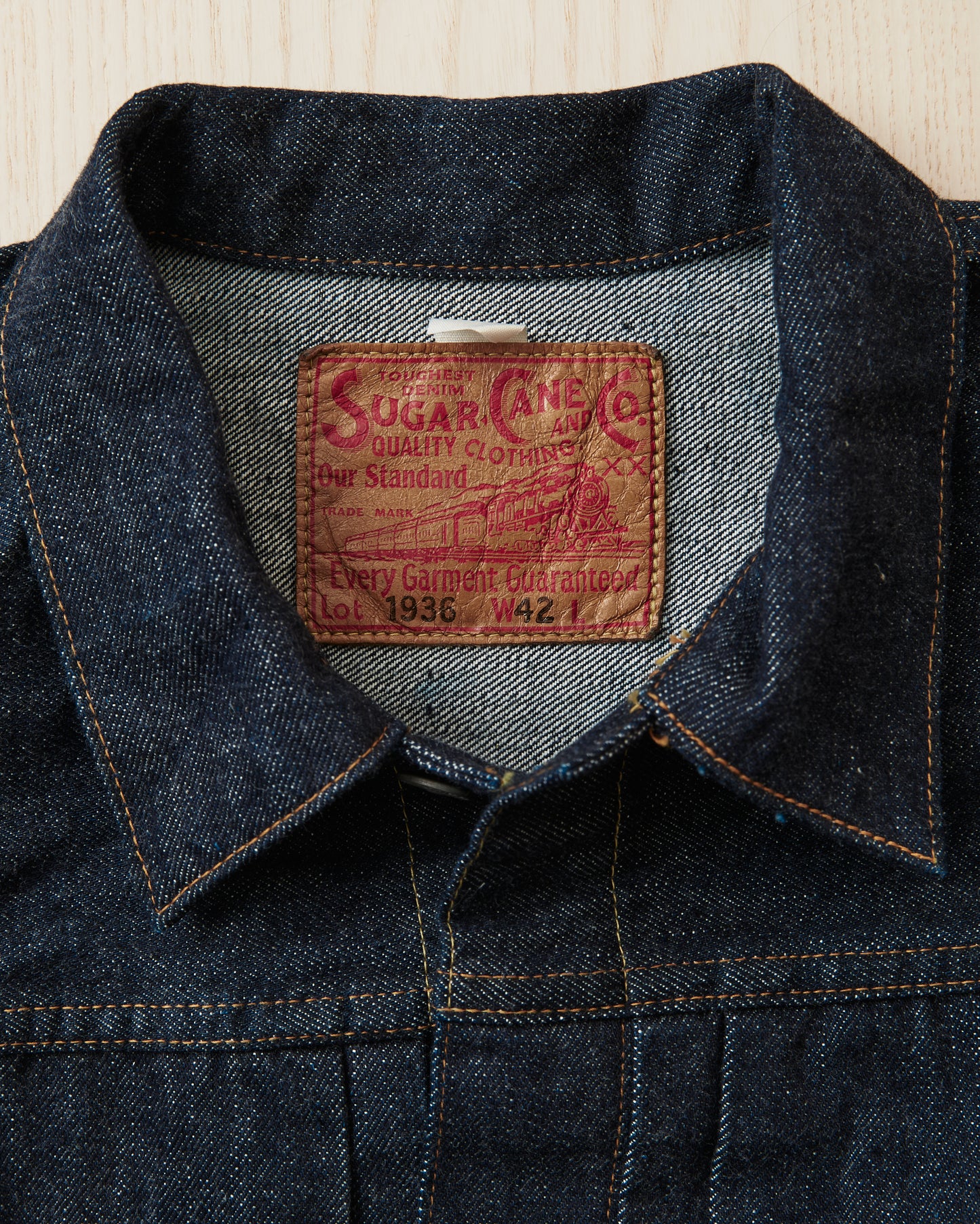 Sugar Cane & Co. SC11936 / 13oz Type 1 Denim Blouse 1936 Model