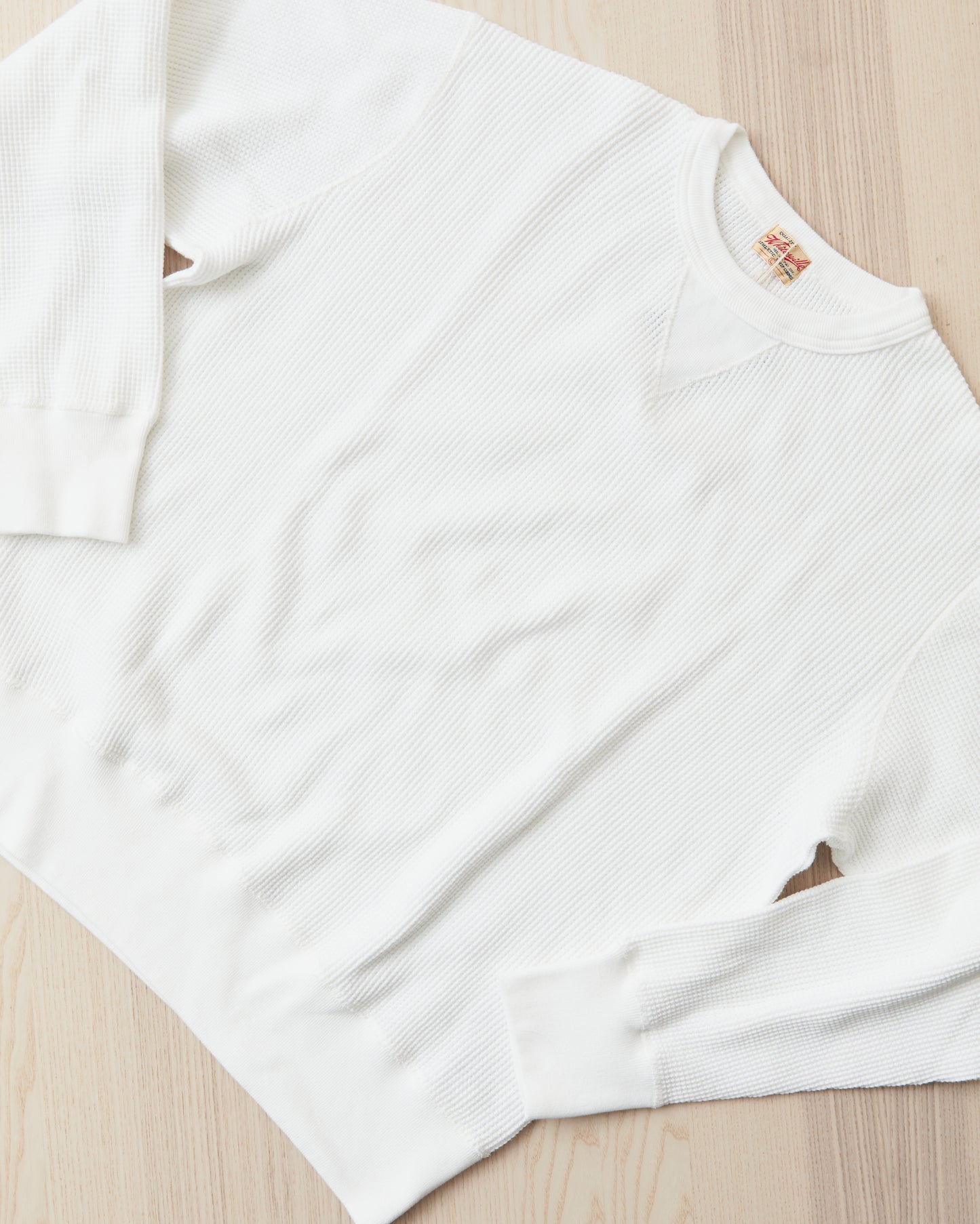 Whitesville WV69643 Long Sleeve Thermal Sweatshirt White