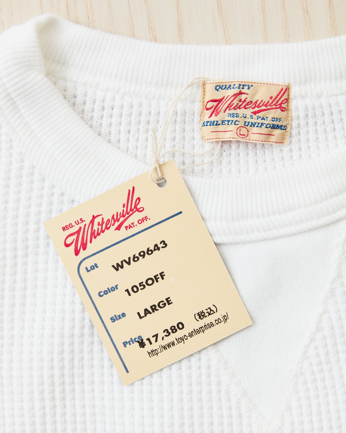 Whitesville WV69643 Long Sleeve Thermal Sweatshirt White