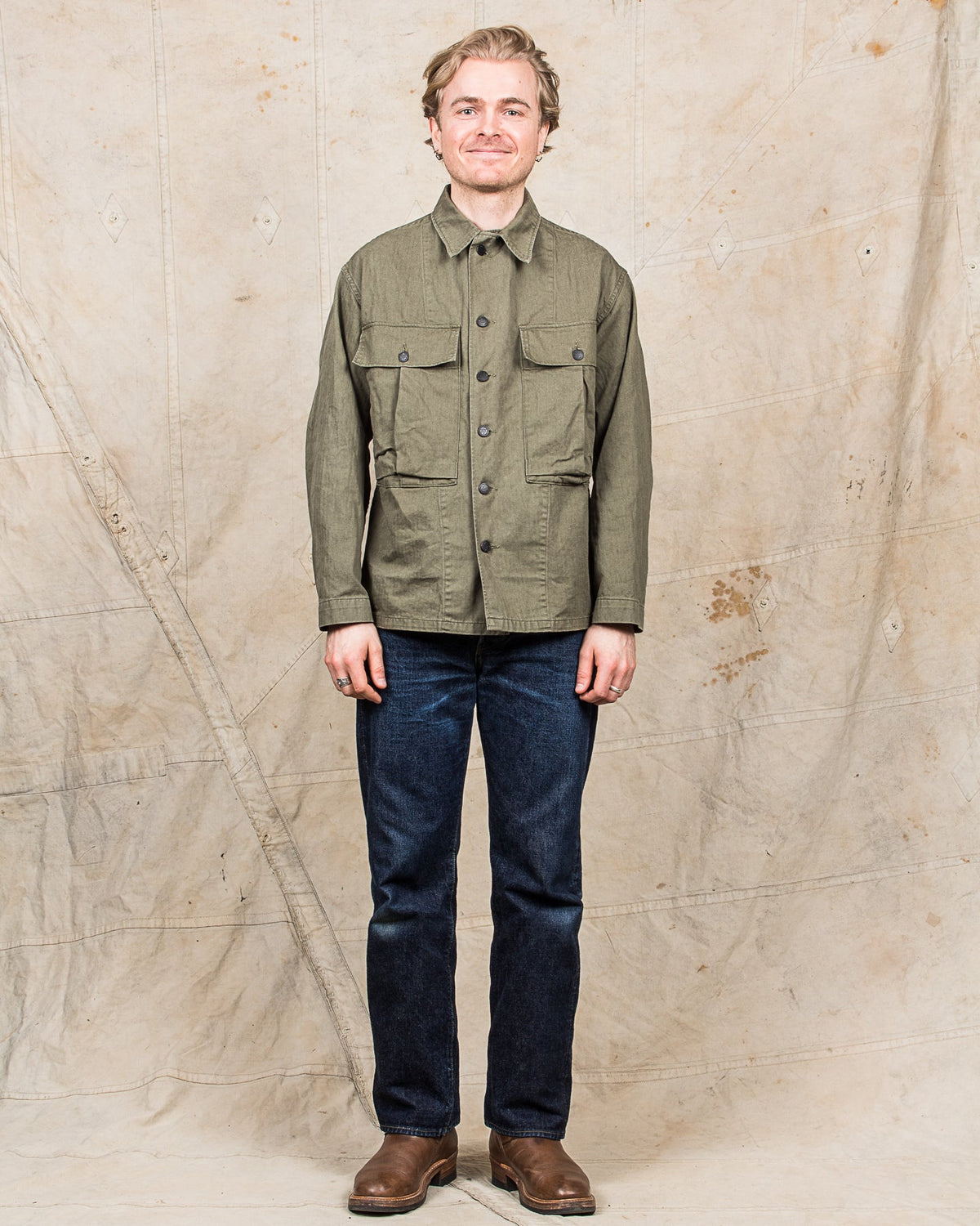 OrSlow M-43 Military HBT Twill Jacket
