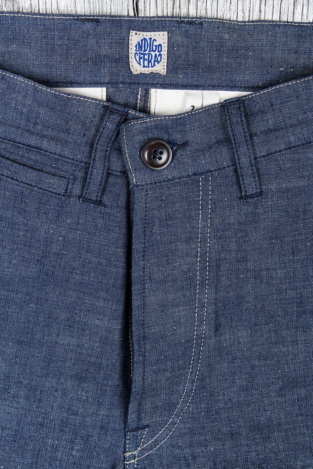 Indigofera Quinn Pants Military Chambray