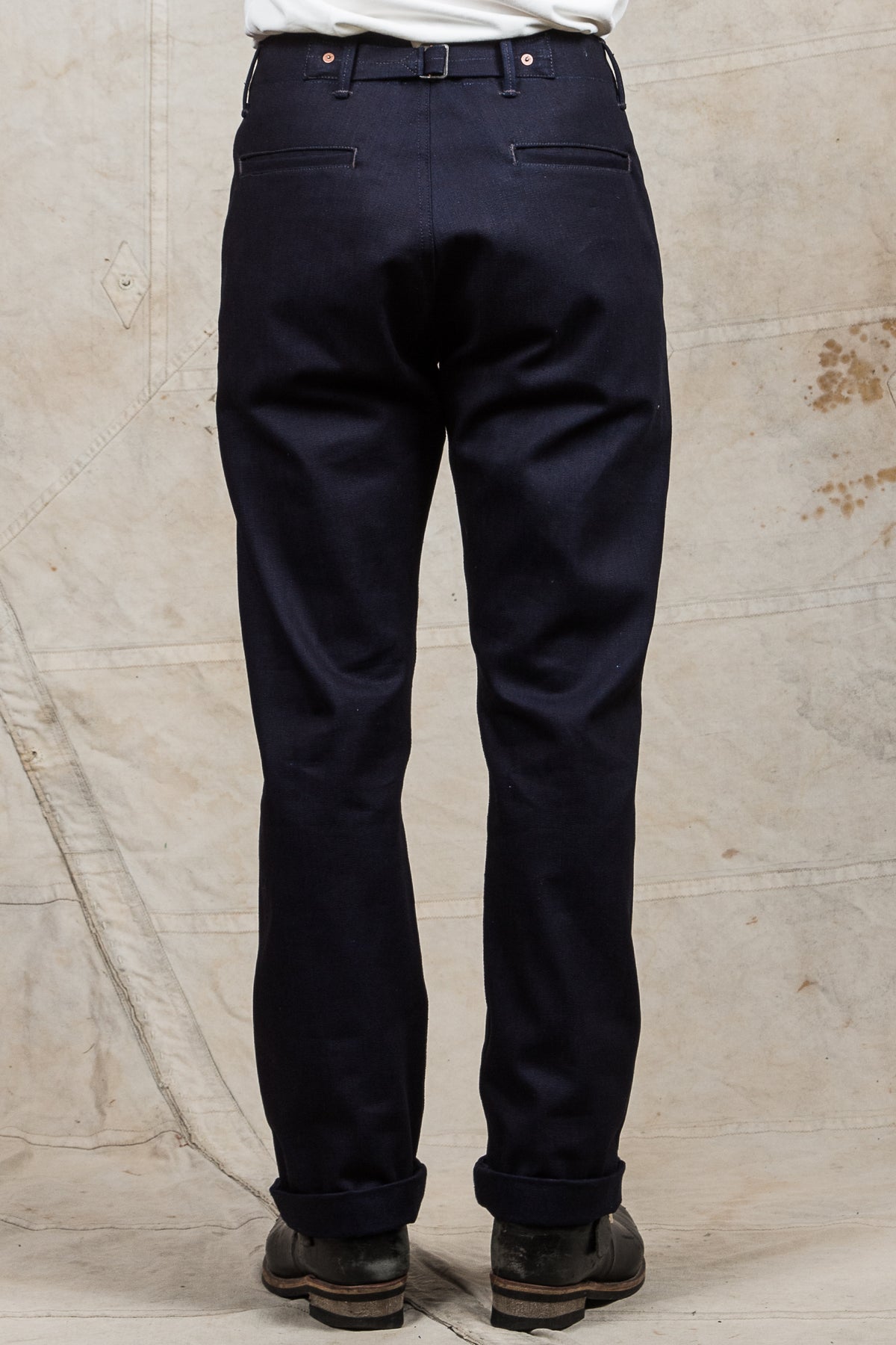 Indigofera Heyes Pants Indigo Cotton Duck Canvas