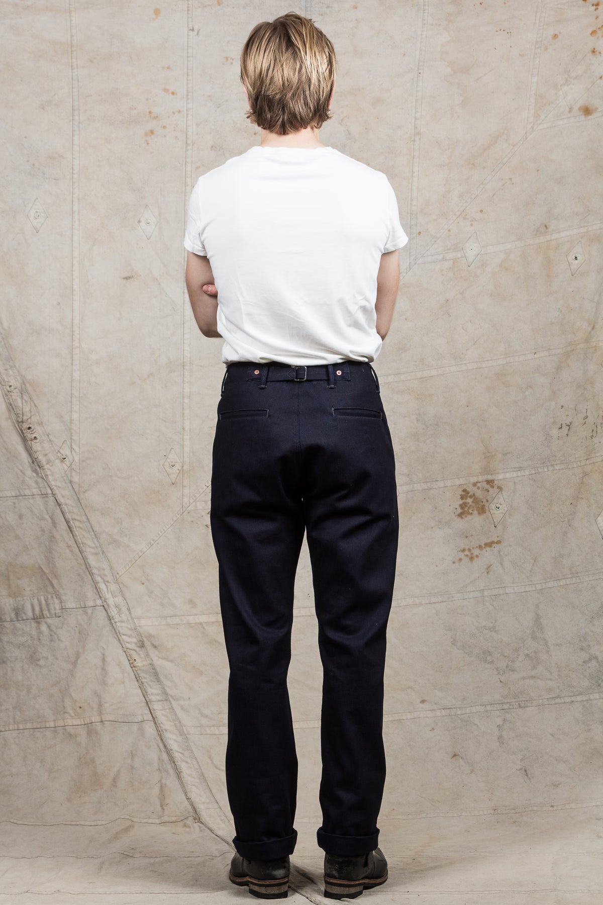 Indigofera Heyes Pants Indigo Cotton Duck Canvas