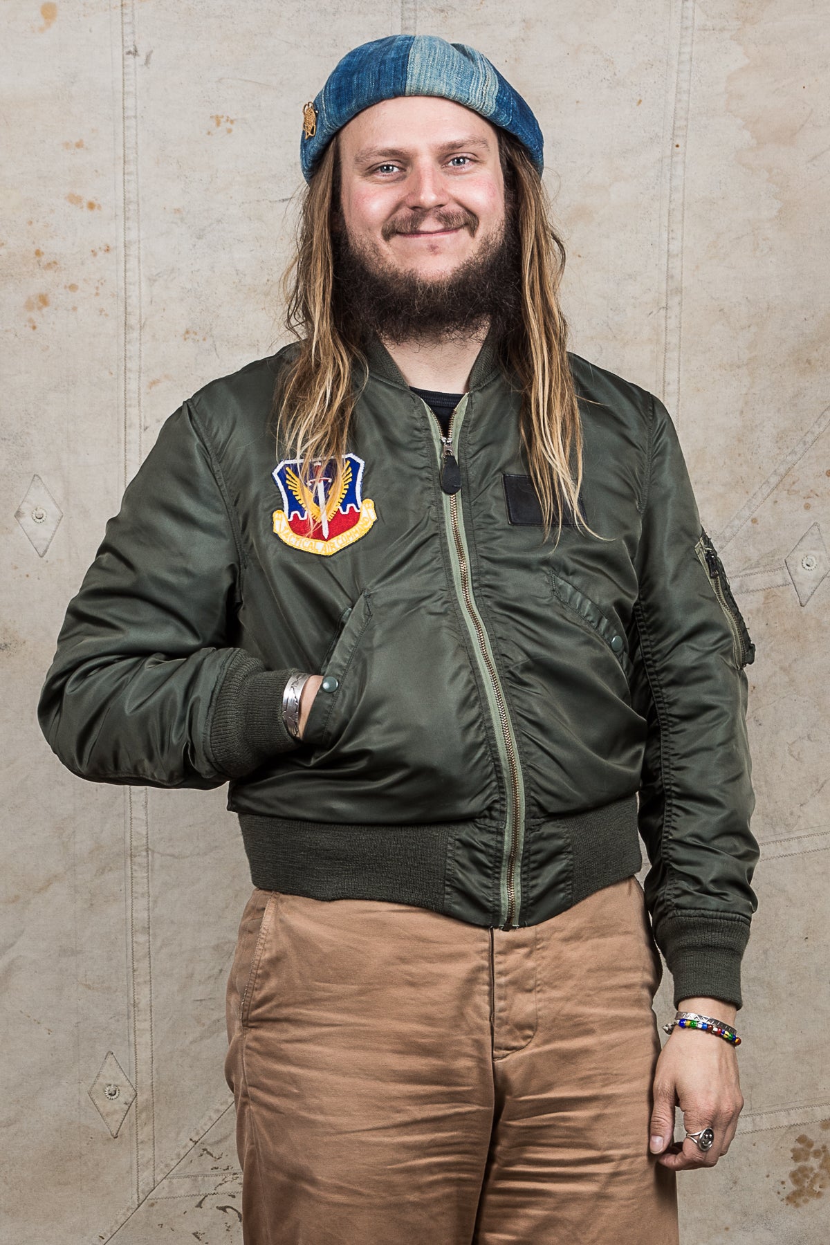 Vintage 1968 Alfa Industries USAF L-2B Flight Jacket Medium