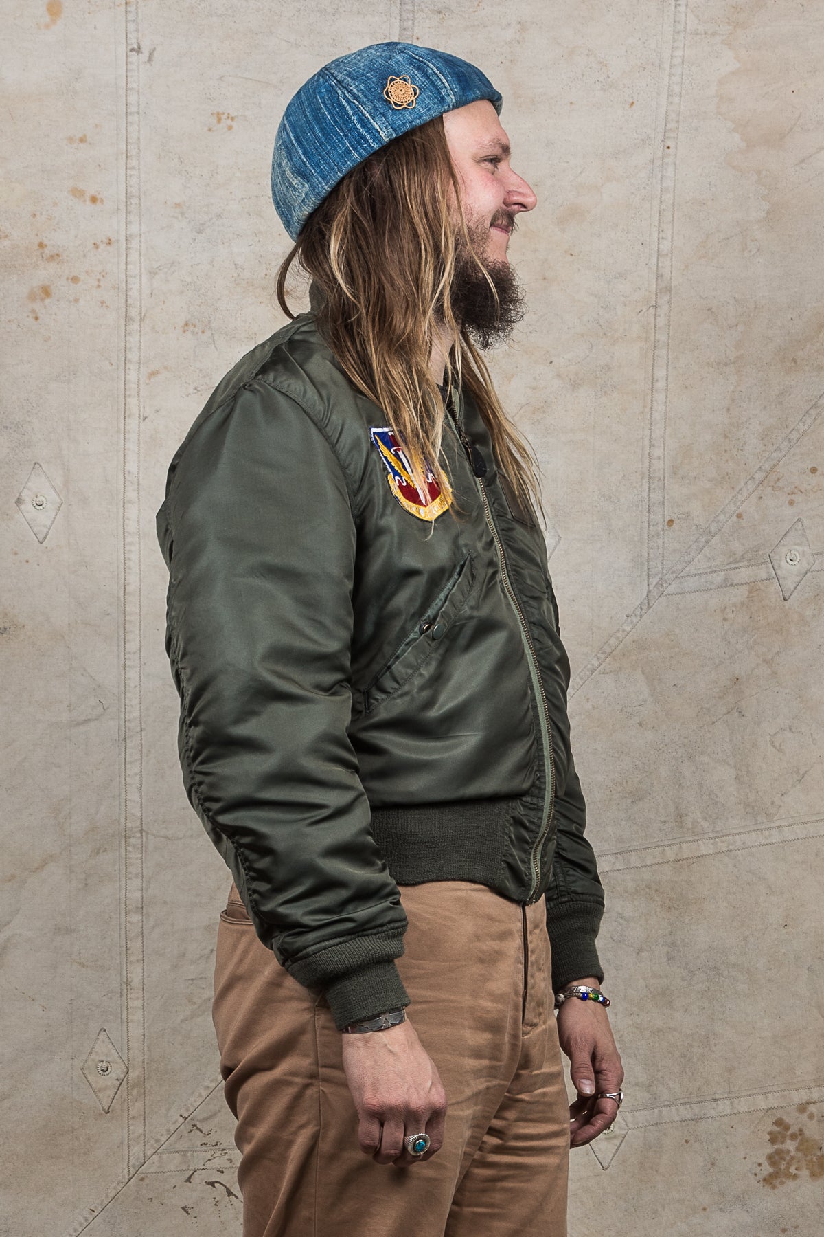 Vintage 1968 Alfa Industries USAF L-2B Flight Jacket Medium
