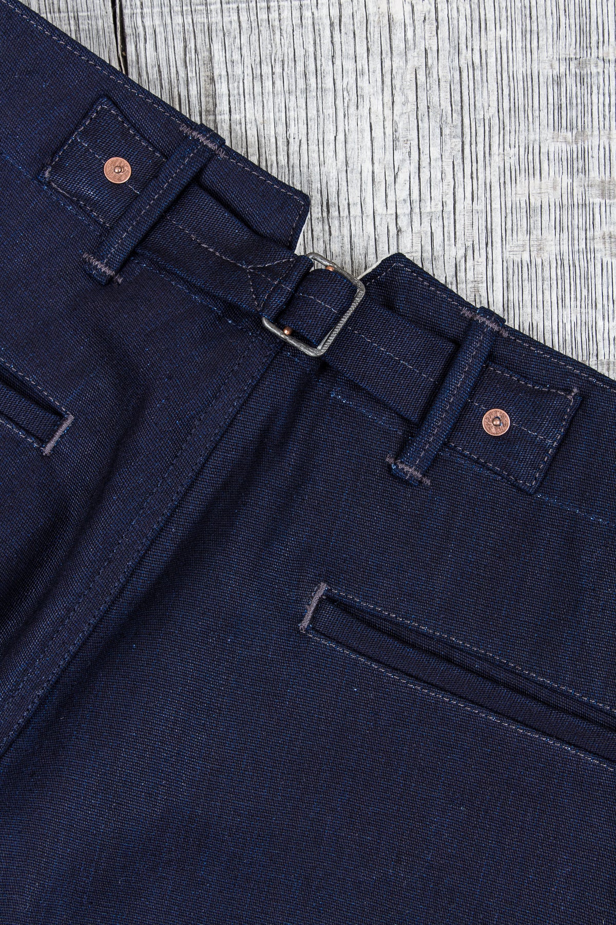 Indigofera Heyes Pants Indigo Cotton Duck Canvas