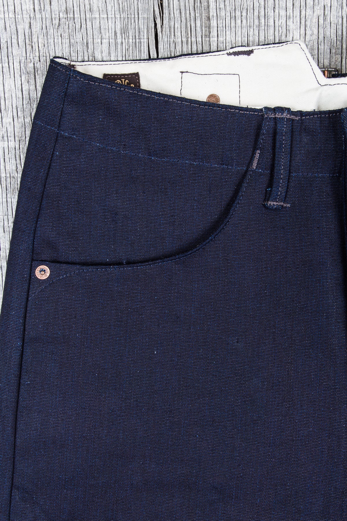 Indigofera Heyes Pants Indigo Cotton Duck Canvas
