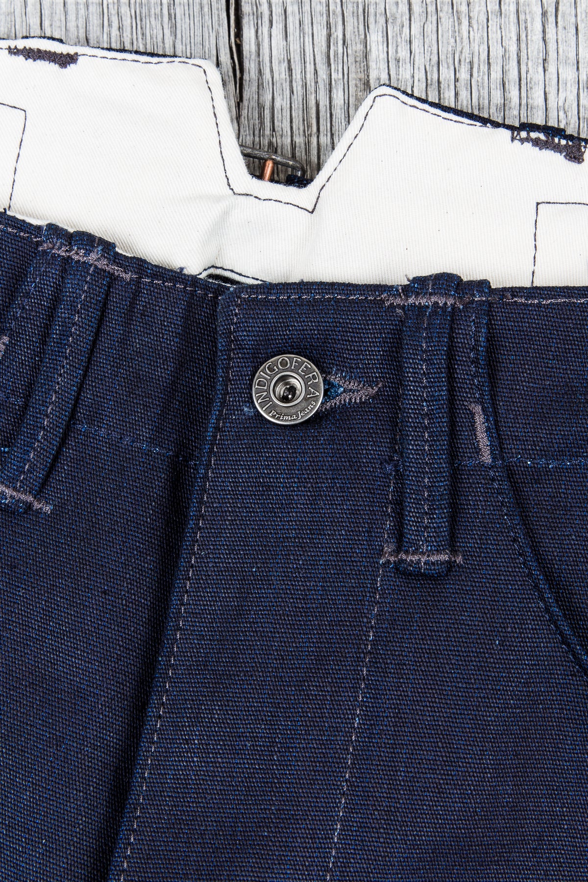 Indigofera Heyes Pants Indigo Cotton Duck Canvas