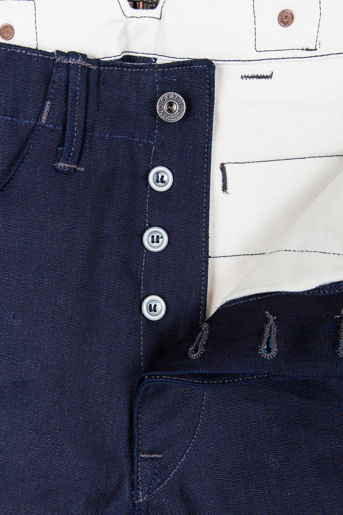 Indigofera Heyes Pants Indigo Cotton Duck Canvas