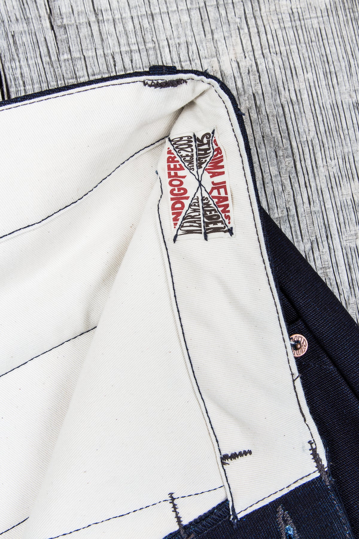 Indigofera Heyes Pants Indigo Cotton Duck Canvas