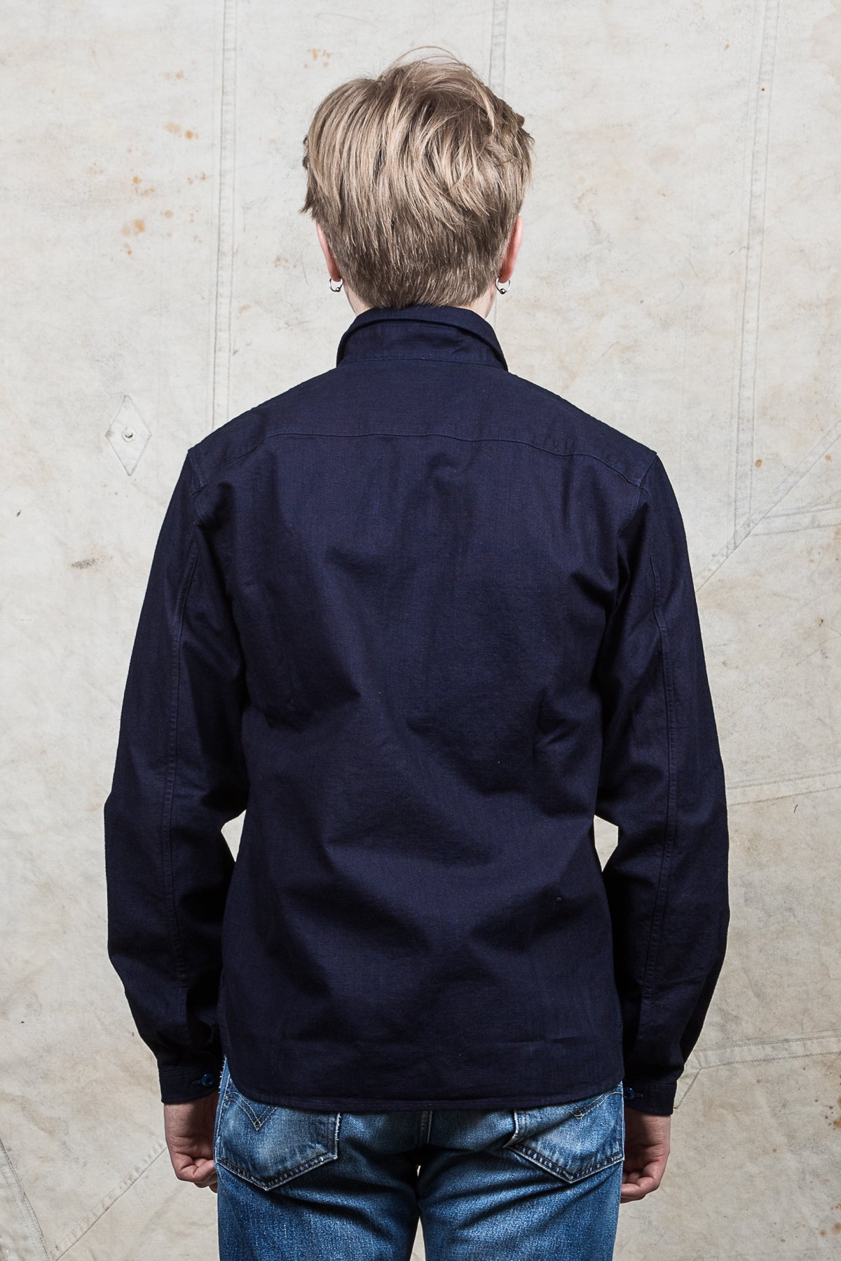 Indigofera Holden Shirt Indigo Canvas