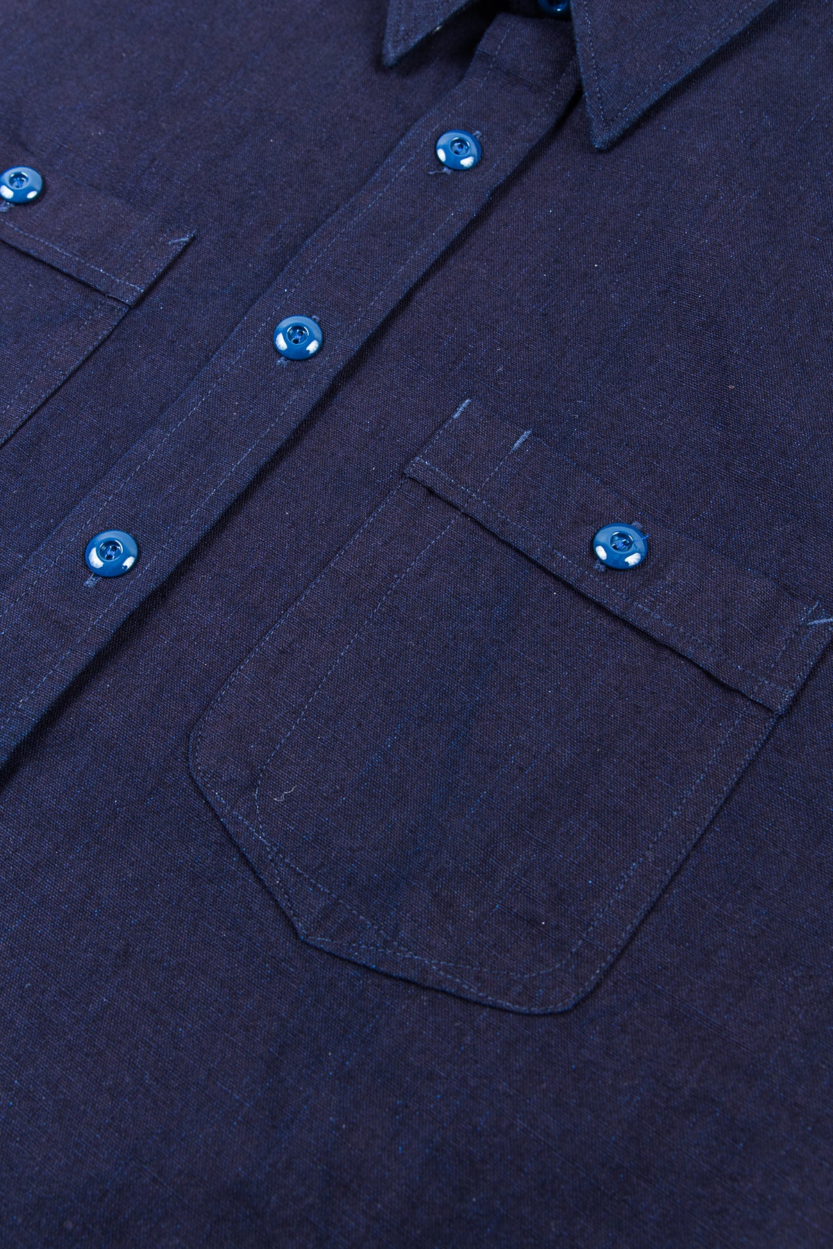 Indigofera Holden Shirt Indigo Canvas