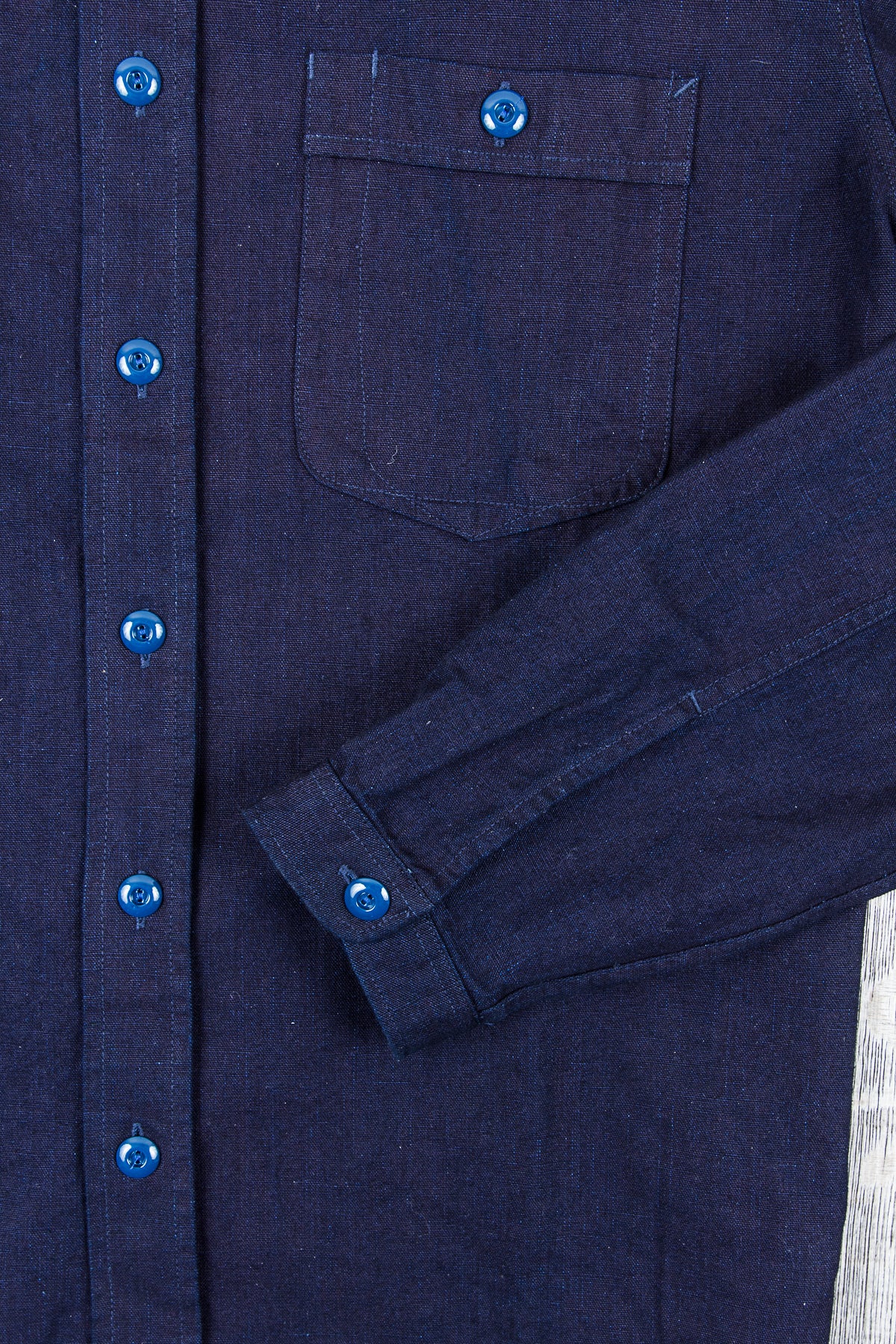 Indigofera Holden Shirt Indigo Canvas