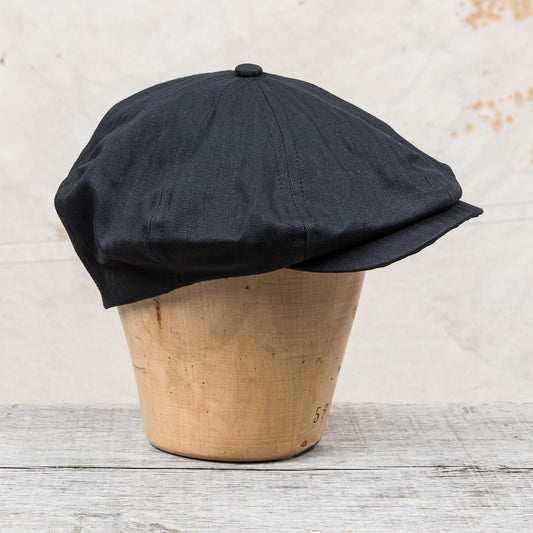 H. W. Dog & Co. Peaky Cap Black