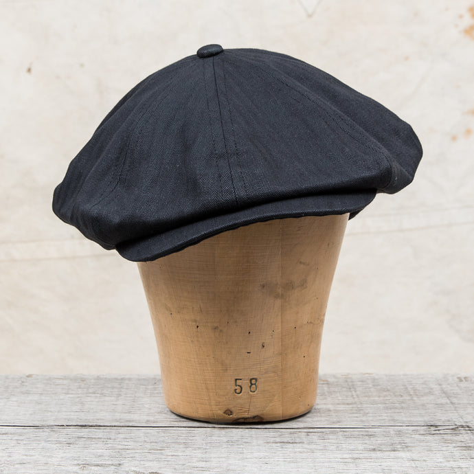 H. W. Dog & Co. Peaky Cap Black