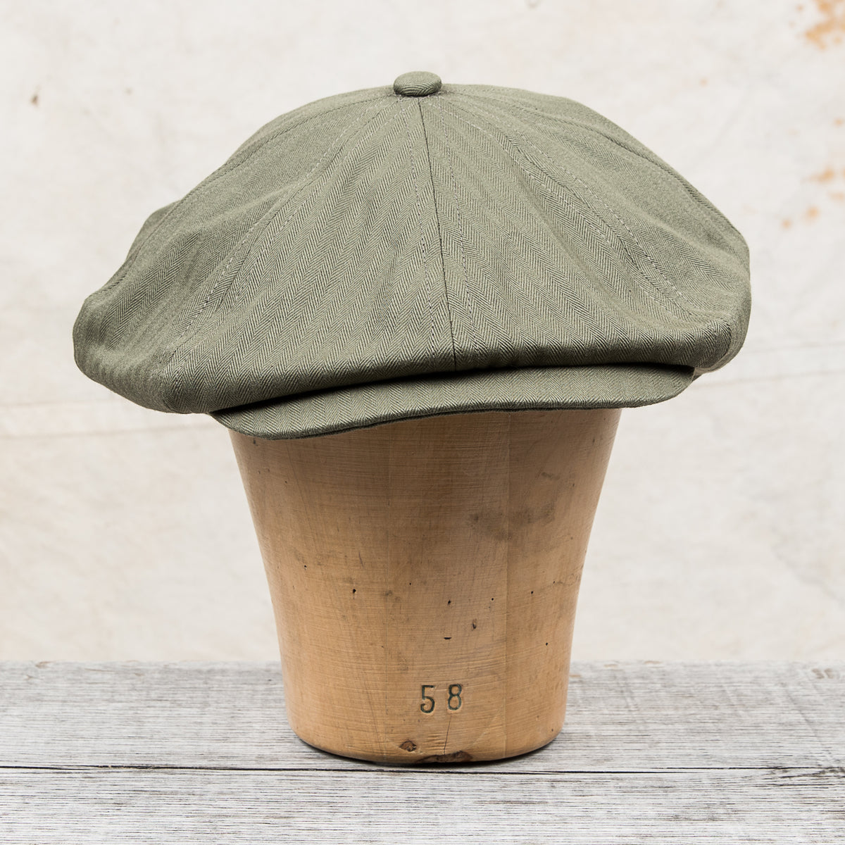 H. W. Dog & Co. Peaky Cap Khaki