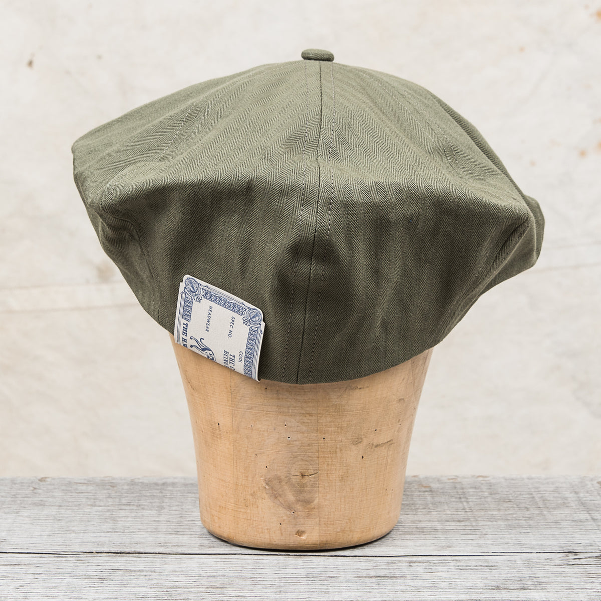 H. W. Dog & Co. Peaky Cap Khaki