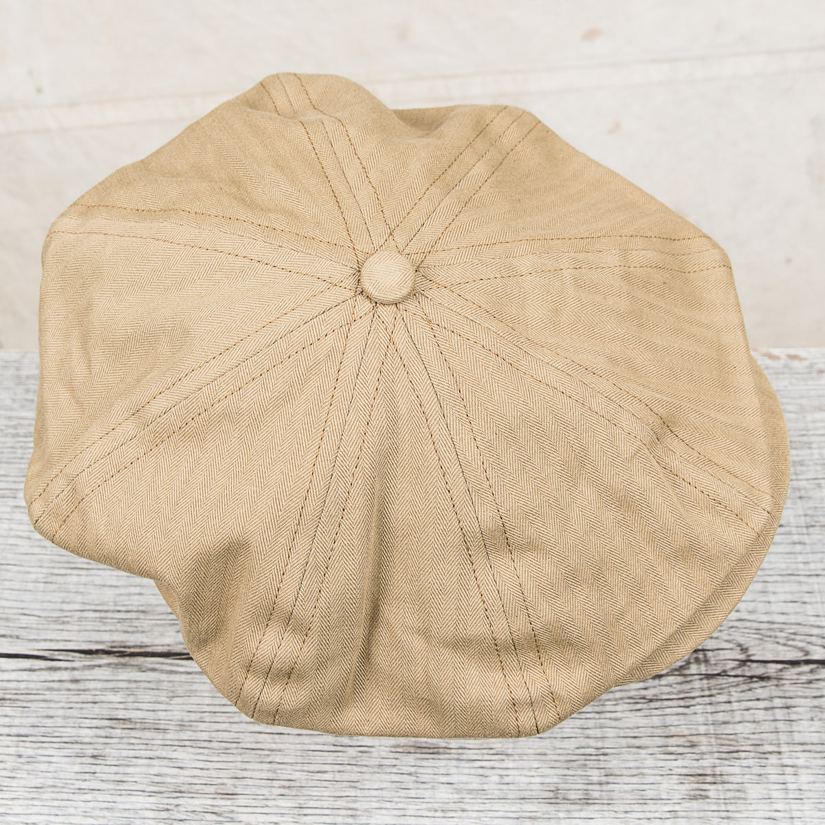 H. W. Dog & Co. Peaky Cap Beige