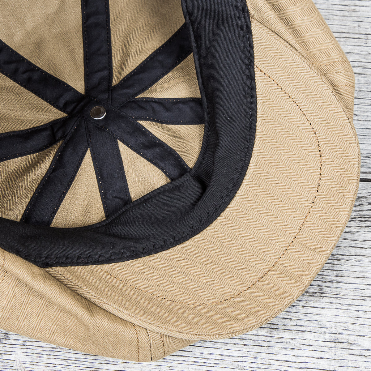 H. W. Dog & Co. Peaky Cap Beige